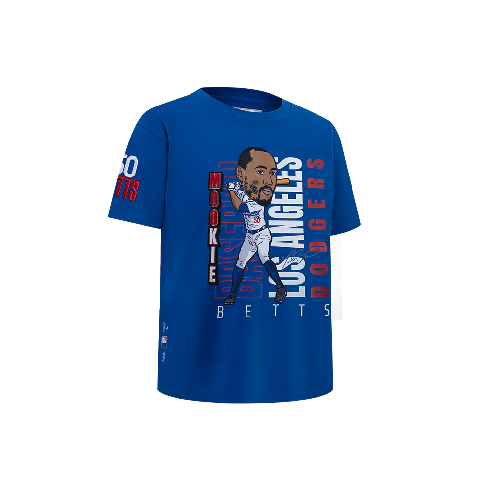 MLB LOS ANGELES DODGERS MOOKIE BETTS #50 REMIX AVATAR LITTLE BOYS SHORT SLEEVE TOP