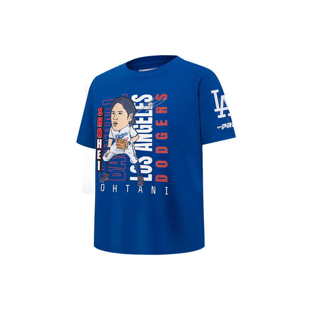 MLB LOS ANGELES DODGERS SHOHEI OHTANI #17 REMIX AVATAR LITTLE BOYS SHORT SLEEVE TOP