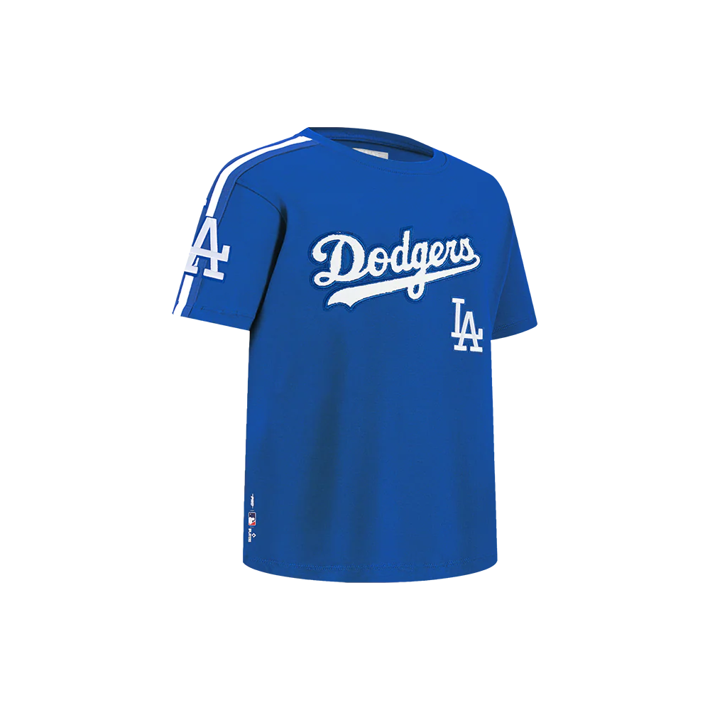 MLB LOS ANGELES DODGERS MOOKIE BETTS #50 CLASSIC PLAYER NAME AND NUMBER LITTLE BOYS SHORT SLEEVE TOP