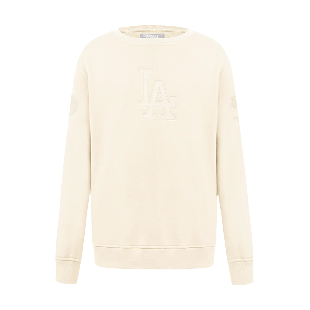 MLB LOS ANGELES DODGERS NEUTRAL LITTLE BOYS FLEECE CREWNECK