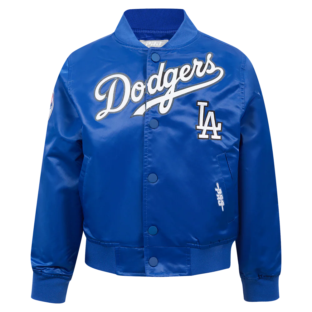MLB LOS ANGELES DODGERS CLASSIC LITTLE BOYS SATIN JACKET