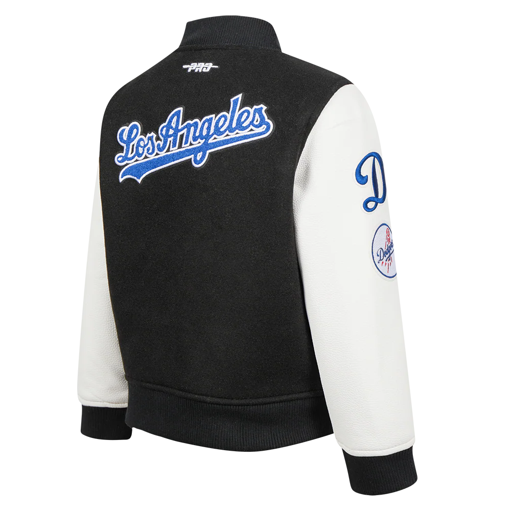 MLB LOS ANGELES DODGERS CLASSIC LITTLE BOYS WOOL VARSITY JACKET