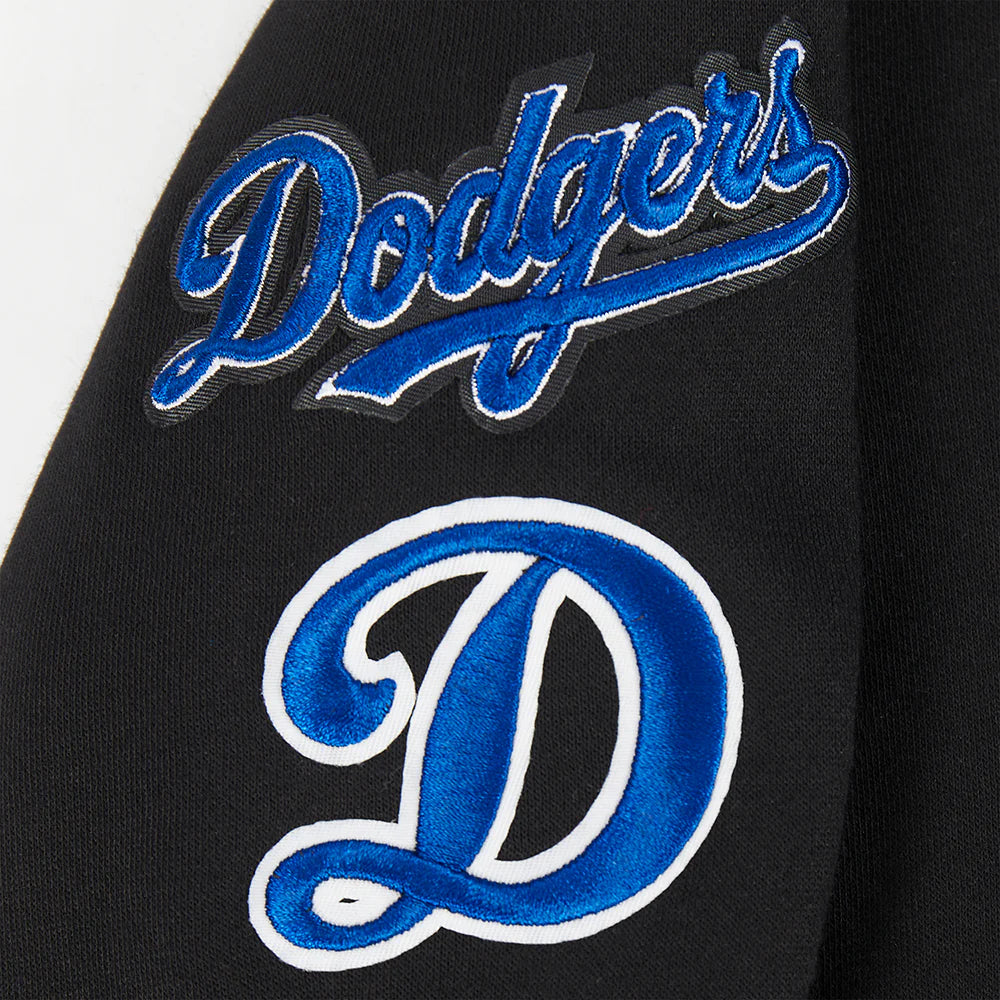 MLB LOS ANGELES DODGERS CLASSIC LITTLE GIRLS FLEECE PO HOODIE