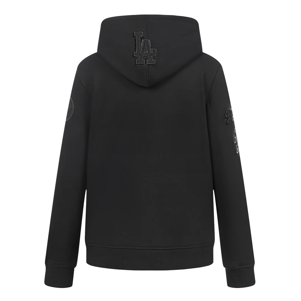 MLB LOS ANGELES DODGERS TRIPLE BLACK TODDLER BOYS FLEECE PO HOODIE