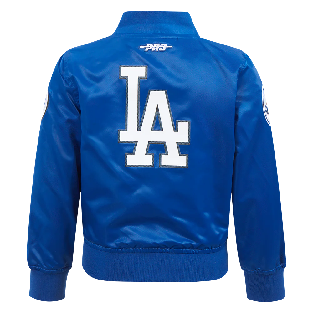 MLB LOS ANGELES DODGERS CLASSIC TODDLER BOYS SATIN JACKET