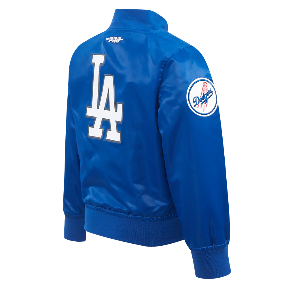 MLB LOS ANGELES DODGERS CLASSIC TODDLER BOYS SATIN JACKET