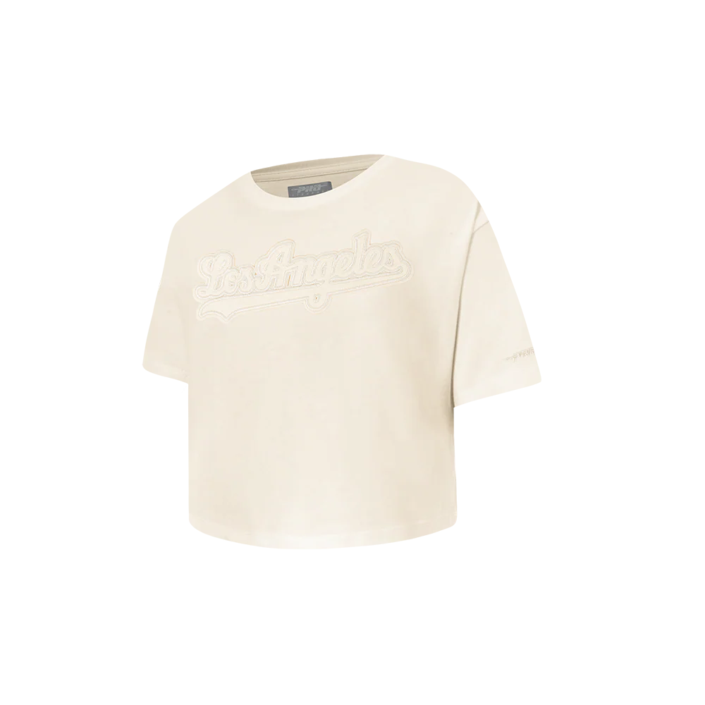 MLB LOS ANGELES DODGERS NEUTRAL TODDLER GIRLS SHORT SLEEVE BOXY TOP