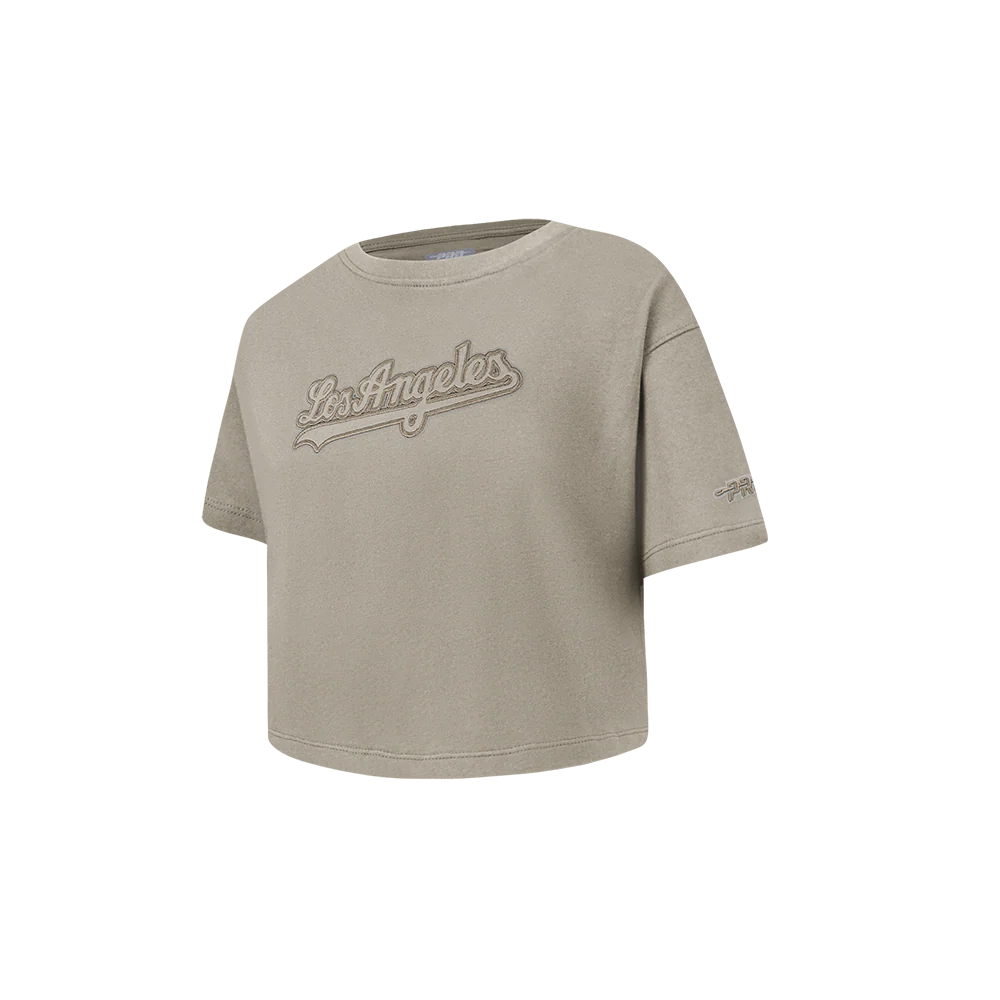 MLB LOS ANGELES DODGERS NEUTRAL TODDLER GIRLS SHORT SLEEVE BOXY TOP