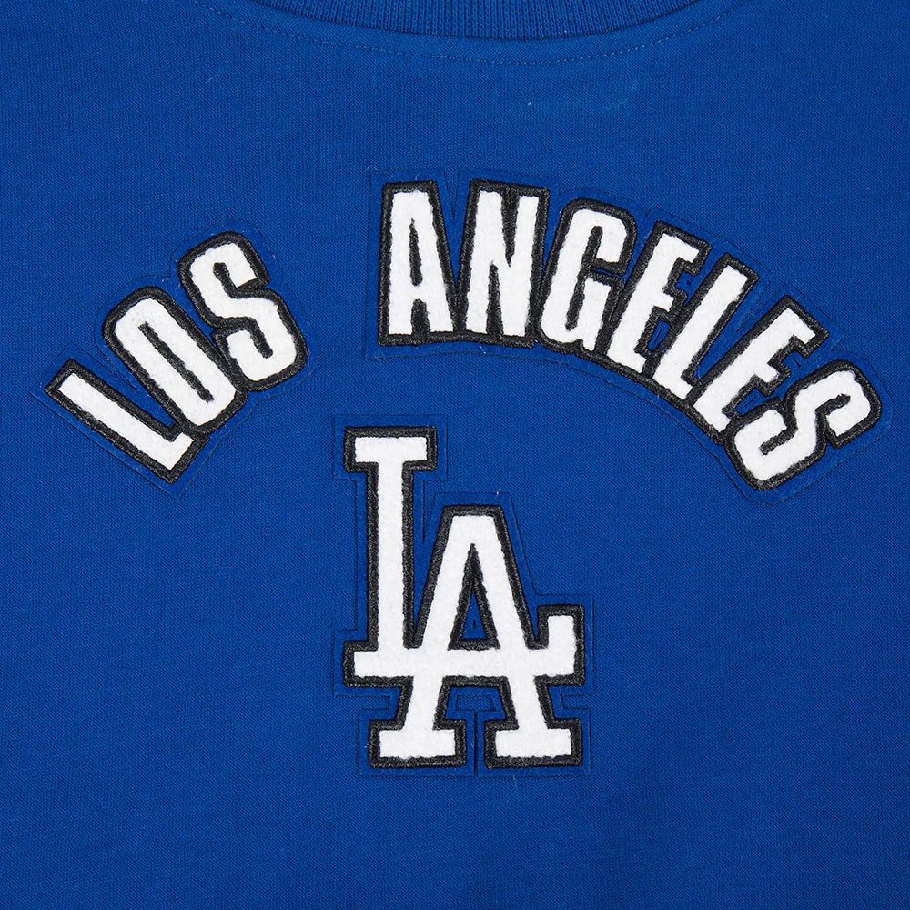 MLB LOS ANGELES DODGERS CLASSIC TODDLER GIRLS FLEECE CREWNECK