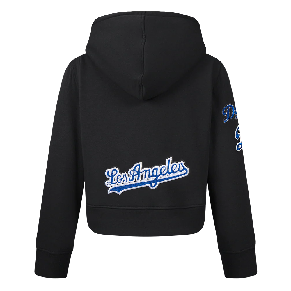 MLB LOS ANGELES DODGERS CLASSIC TODDLER GIRLS FLEECE PO HOODIE