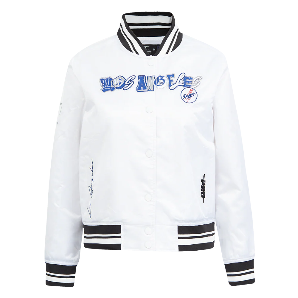 MLB LOS ANGELES DODGERS CITY RANSOM WOMEN'S RIB SATIN JACKET