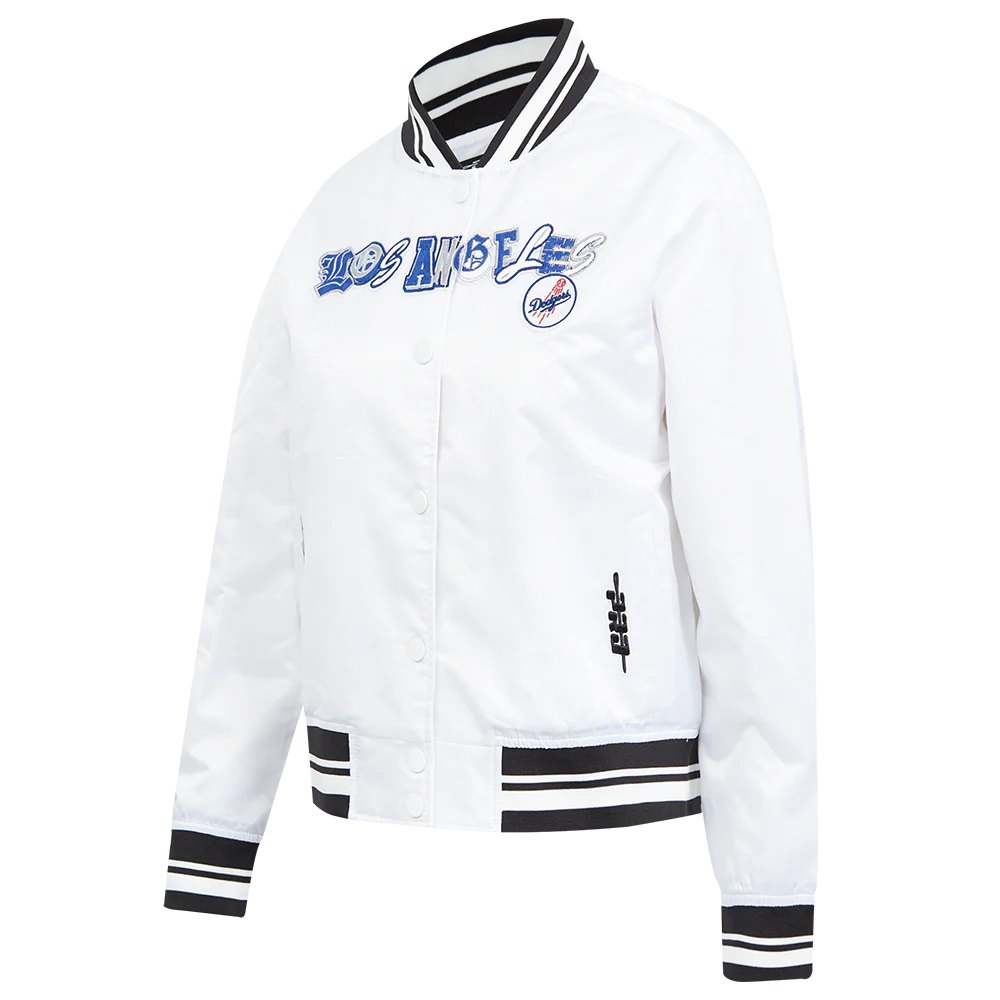 MLB LOS ANGELES DODGERS CITY RANSOM WOMEN'S RIB SATIN JACKET
