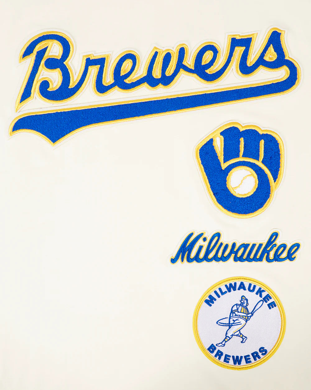 MLB MILWAUKEE BREWERS RETRO CLASSIC MEN'S STRIPED TOP