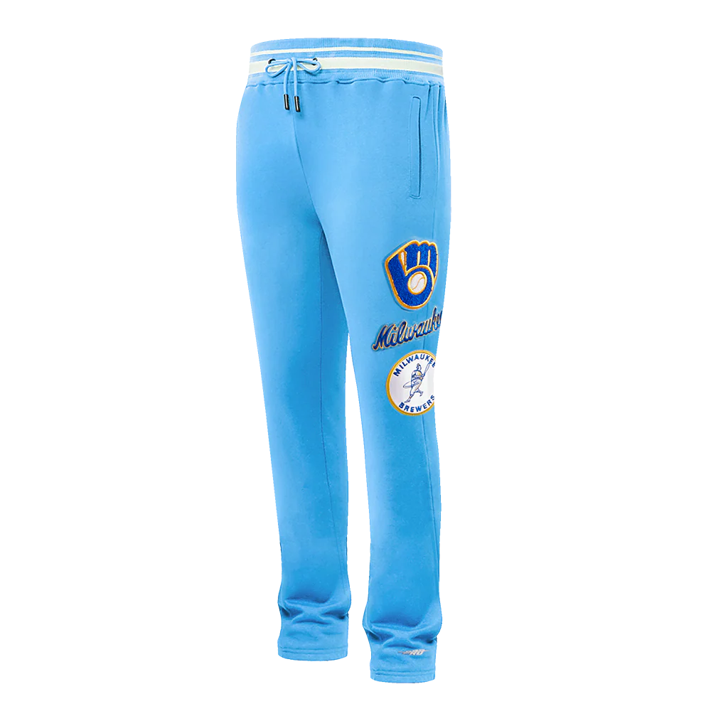 MLB MILWAUKEE BREWERS RETRO CLASSIC MEN'S SWEATPANT