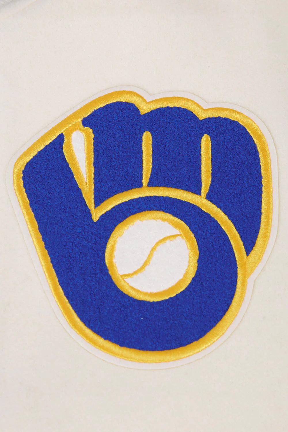 MLB MILWAUKEE BREWERS RETRO CLASSIC MEN'S RIB WOOL VARSITY JACKET