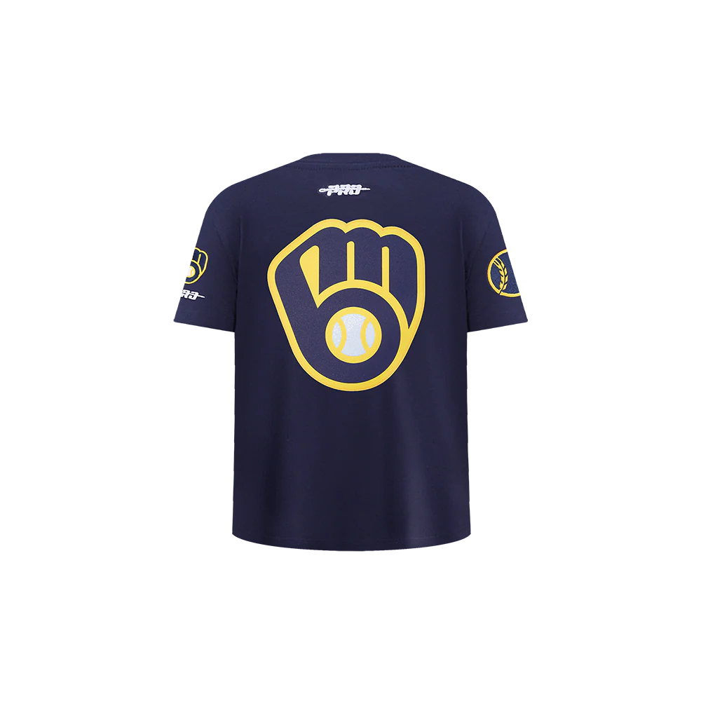 MLB MILWAUKEE BREWERS CHRISTIAN YELICH #22 CLASSIC PLAYER NAME AND NUMBER TODDLER BOY'S TEE