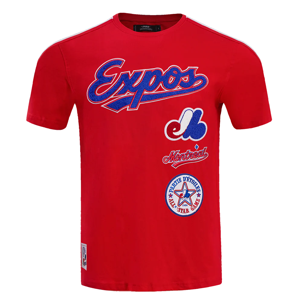 MLB MONTREAL EXPOS RETRO CLASSIC MEN'S STRIPED TOP