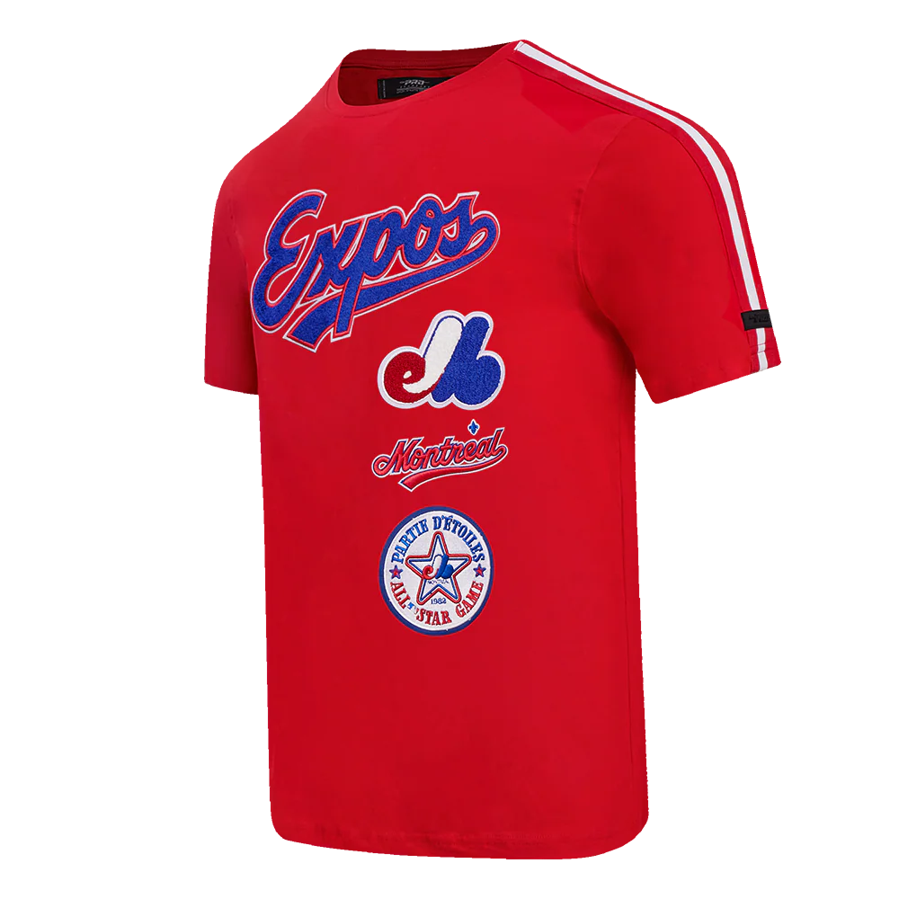 MLB MONTREAL EXPOS RETRO CLASSIC MEN'S STRIPED TOP