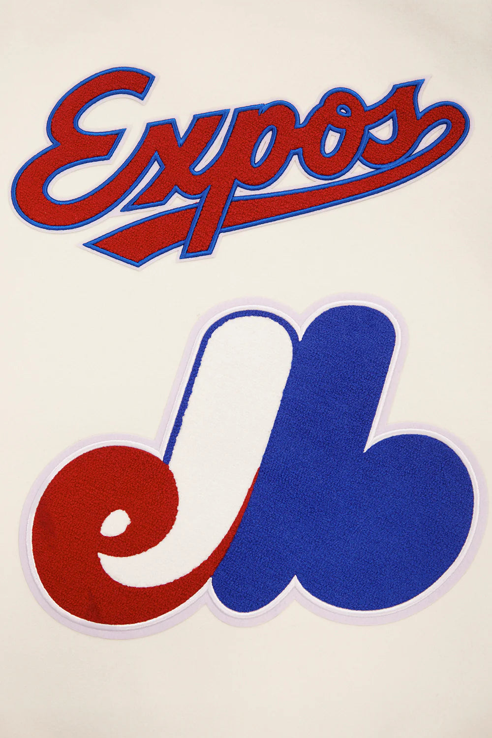 MLB MONTREAL EXPOS RETRO CLASSIC MEN'S RIB WOOL VARSITY JACKET