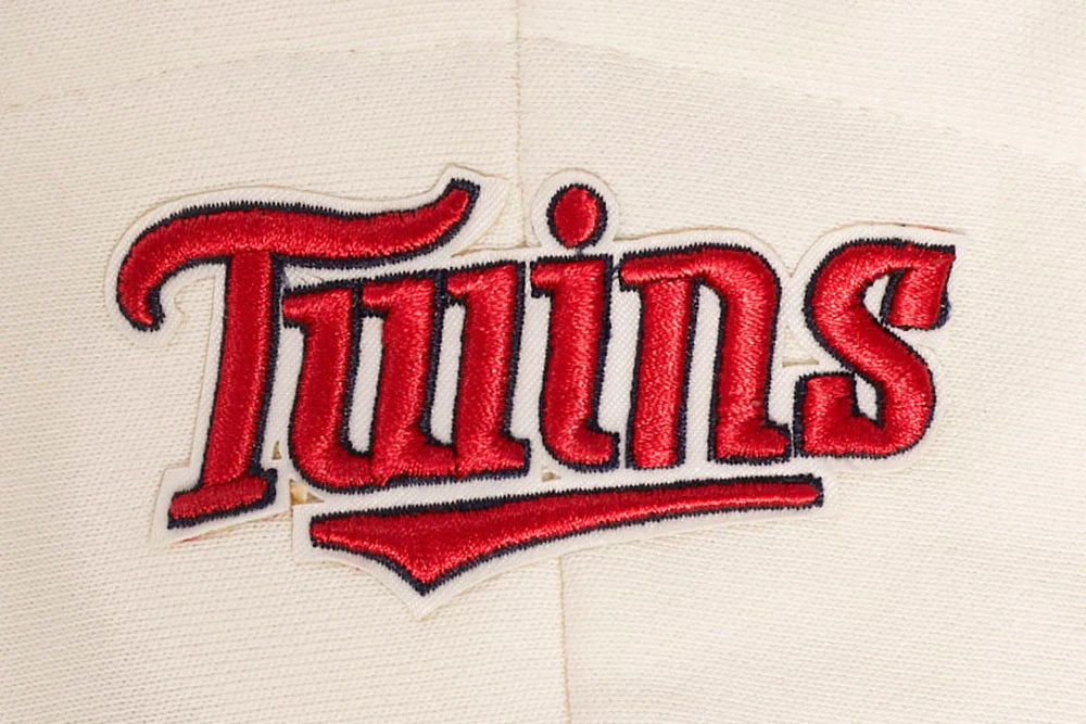 MLB MINNESOTA TWINS RETRO CLASSIC WOMEN'S RIB CROPPED PULLOVER HOODIE