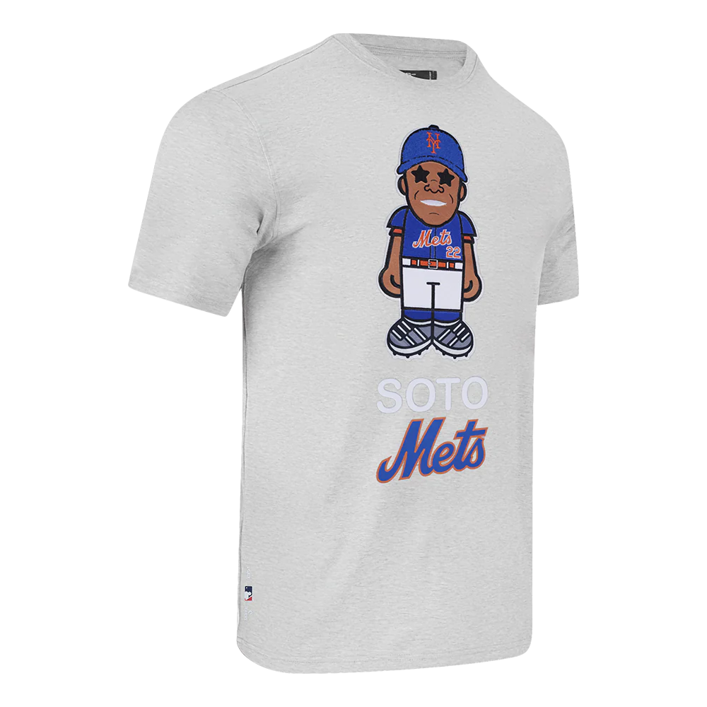 MLB NEW YORK METS JUAN SOTO #22 AVATAR MEN'S SINGLE JERSEY TOP