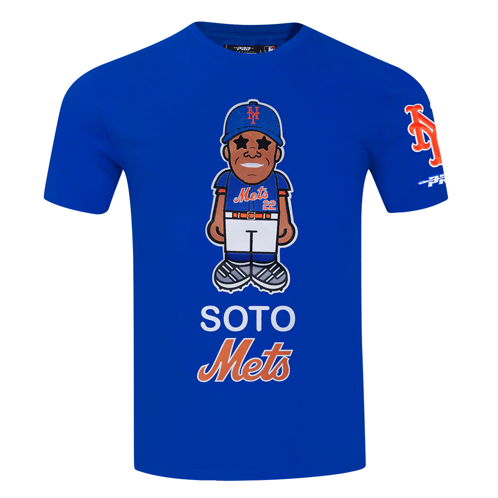 MLB NEW YORK METS JUAN SOTO #22 AVATAR MEN'S SINGLE JERSEY TOP