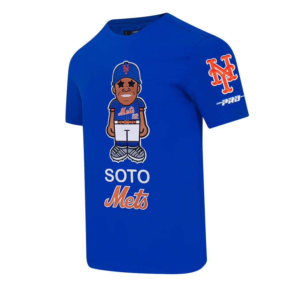 MLB NEW YORK METS JUAN SOTO #22 AVATAR MEN'S SINGLE JERSEY TOP