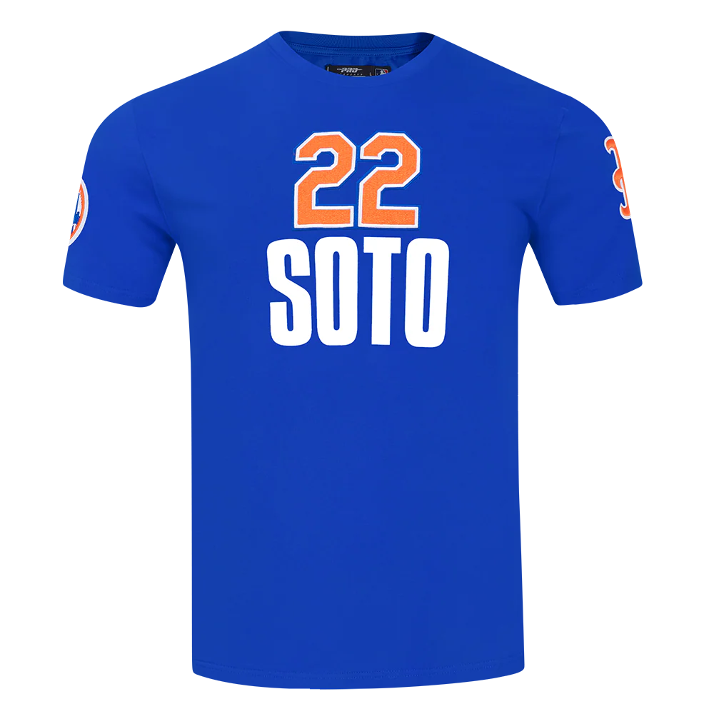 MLB NEW YORK METS JUAN SOTO #22 CLASSIC PLAYER NAME AND NUMBER MEN'S TOP