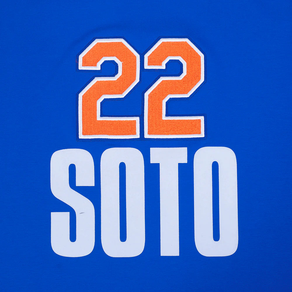 MLB NEW YORK METS JUAN SOTO #22 CLASSIC PLAYER NAME AND NUMBER MEN'S TOP
