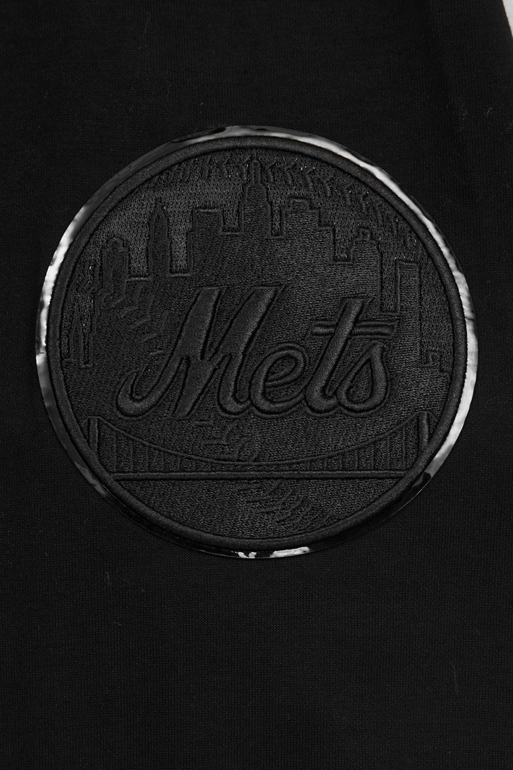 MLB NEW YORK METS TRIPLE BLACK MEN'S PULLOVER HOODIE