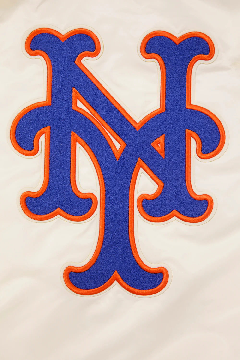 MLB NEW YORK METS RETRO CLASSIC MEN'S RIB SATIN JACKET