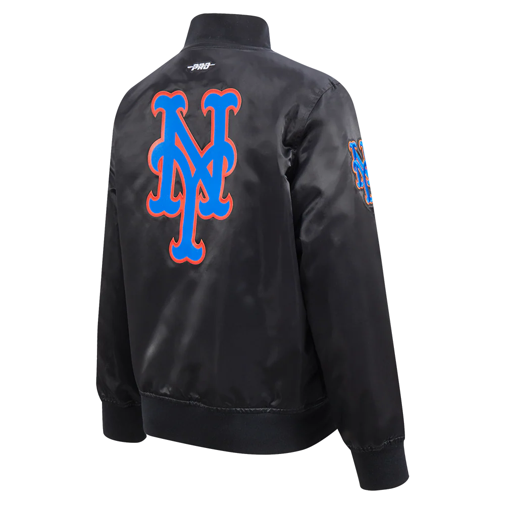 MLB NEW YORK METS CLASSIC BIG BOYS SATIN JACKET