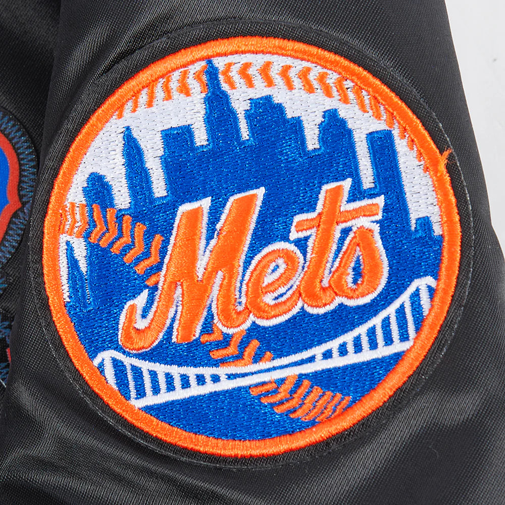 MLB NEW YORK METS CLASSIC BIG BOYS SATIN JACKET