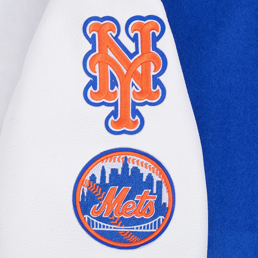 MLB NEW YORK METS CLASSIC BIG BOYS WOOL VARSITY JACKET
