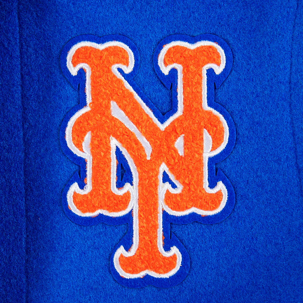 MLB NEW YORK METS CLASSIC TODDLER BOYS WOOL VARSITY JACKET
