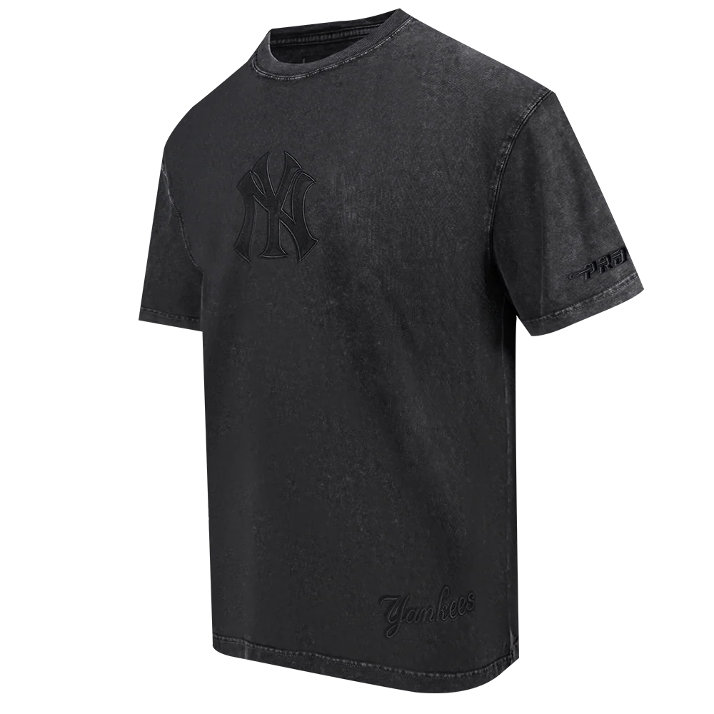 MLB NEW YORK YANKEES WASHED CLASSIC MEN'S ENZYME WASH DROP SHOULDER TEE