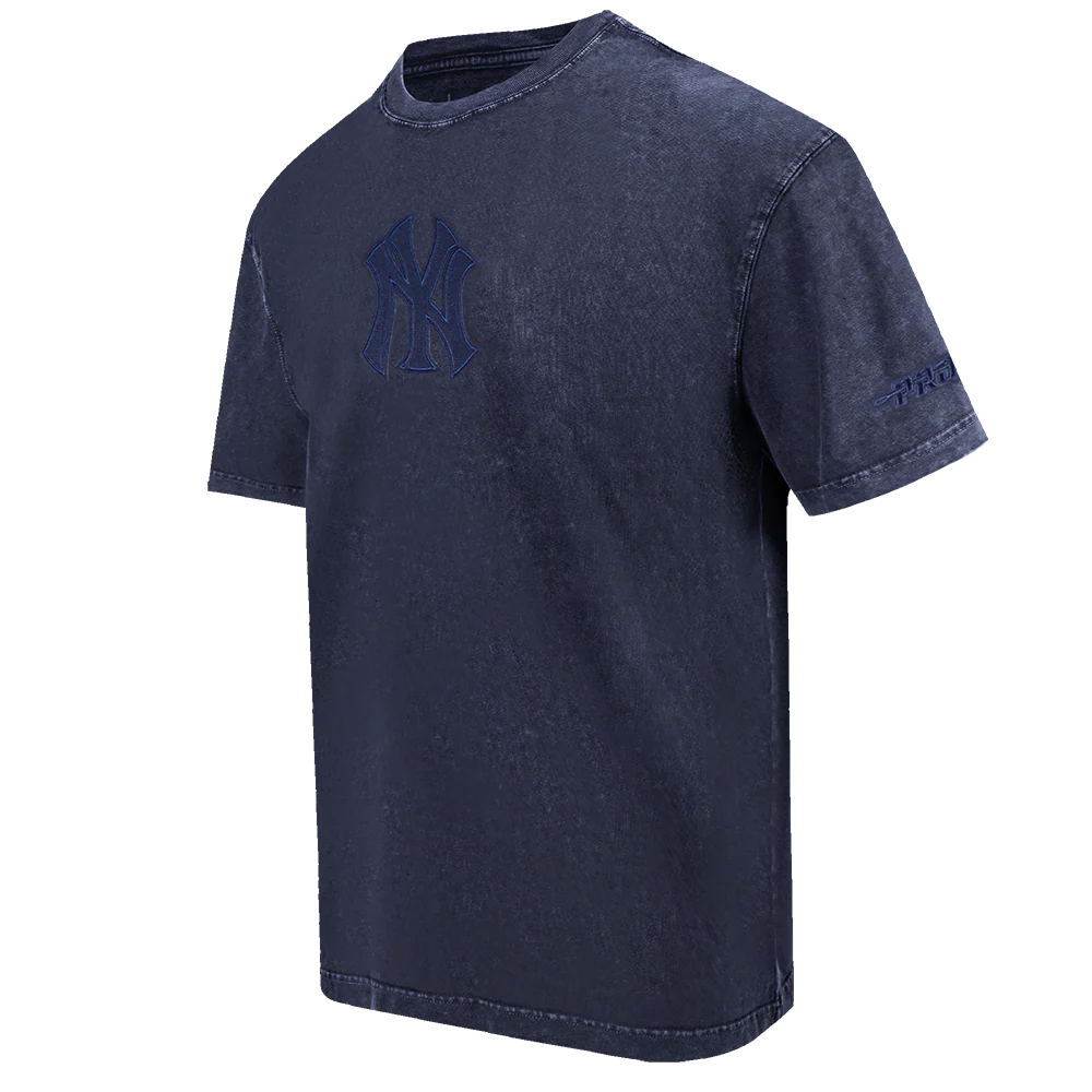 MLB NEW YORK YANKEES WASHED CLASSIC MEN'S ENZYME WASH DROP SHOULDER TEE