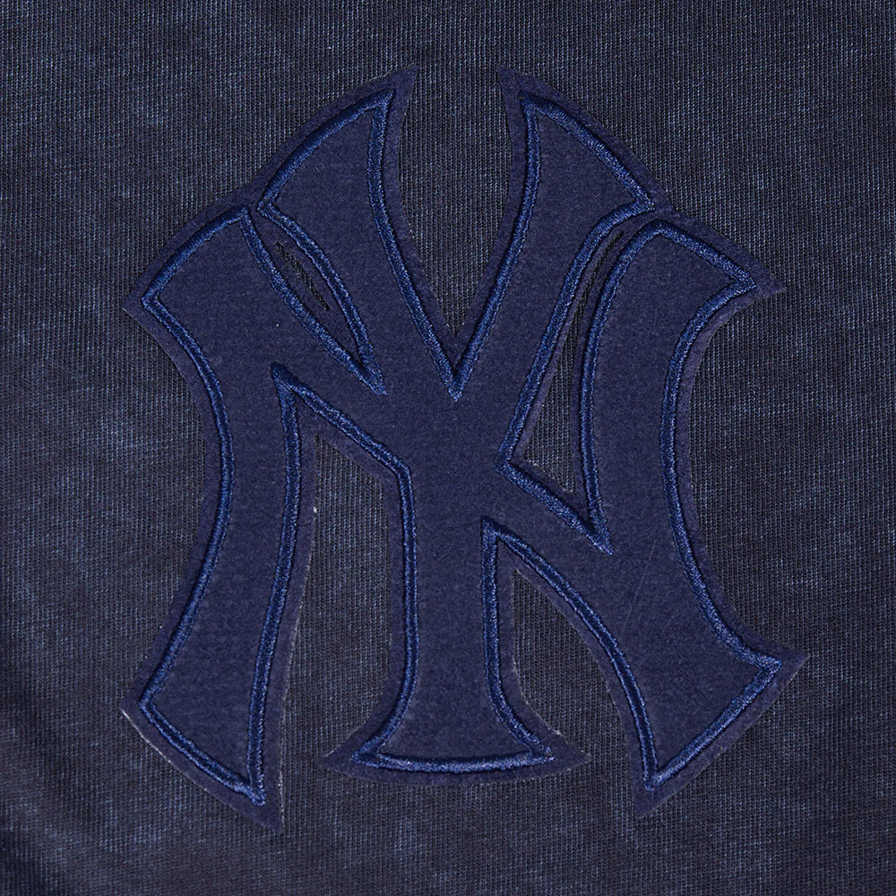 MLB NEW YORK YANKEES WASHED CLASSIC MEN'S ENZYME WASH DROP SHOULDER TEE