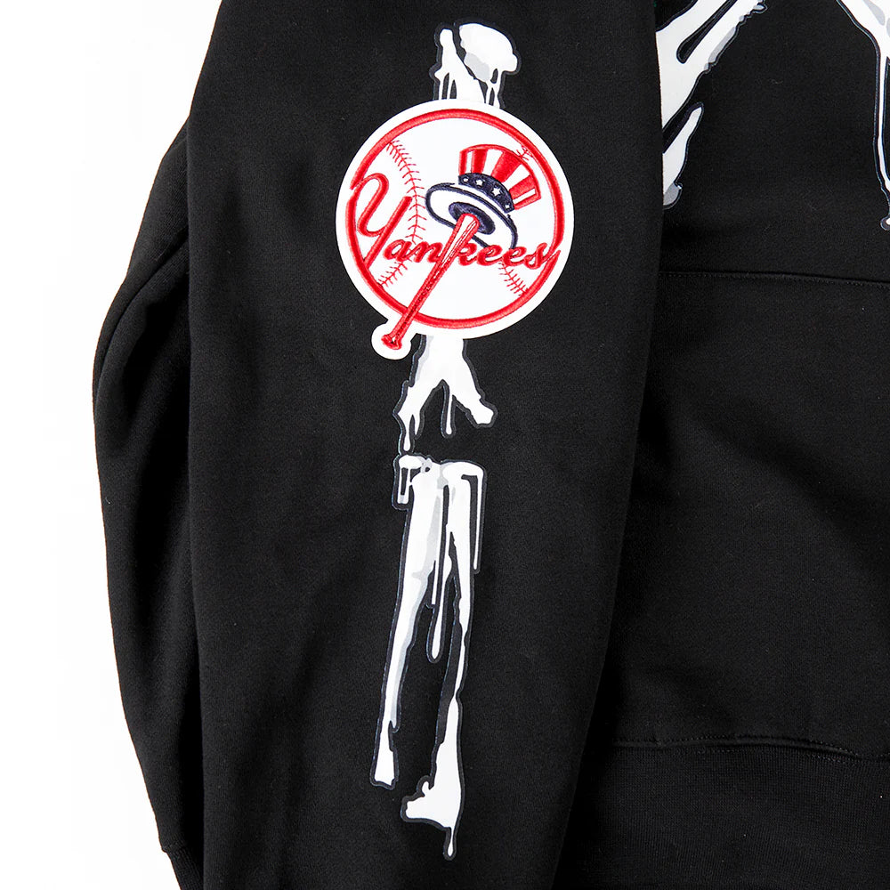 MLB NEW YORK YANKEES RIB CAGE MEN'S DROP SHOULDER FLEECE PULLOVER HOODIE