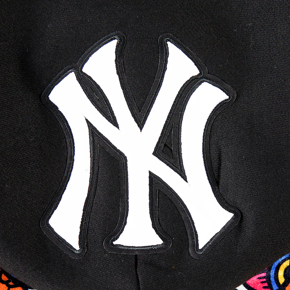 MLB NEW YORK YANKEES RIB CAGE MEN'S DROP SHOULDER FLEECE PULLOVER HOODIE