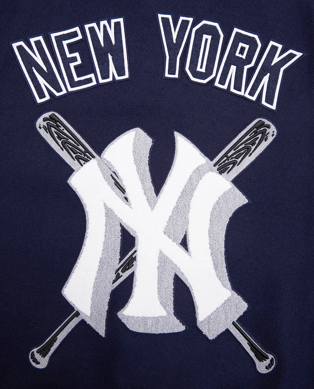 MLB NEW YORK YANKEES MASHUP MEN'S RIB WOOL VARSITY JACKET