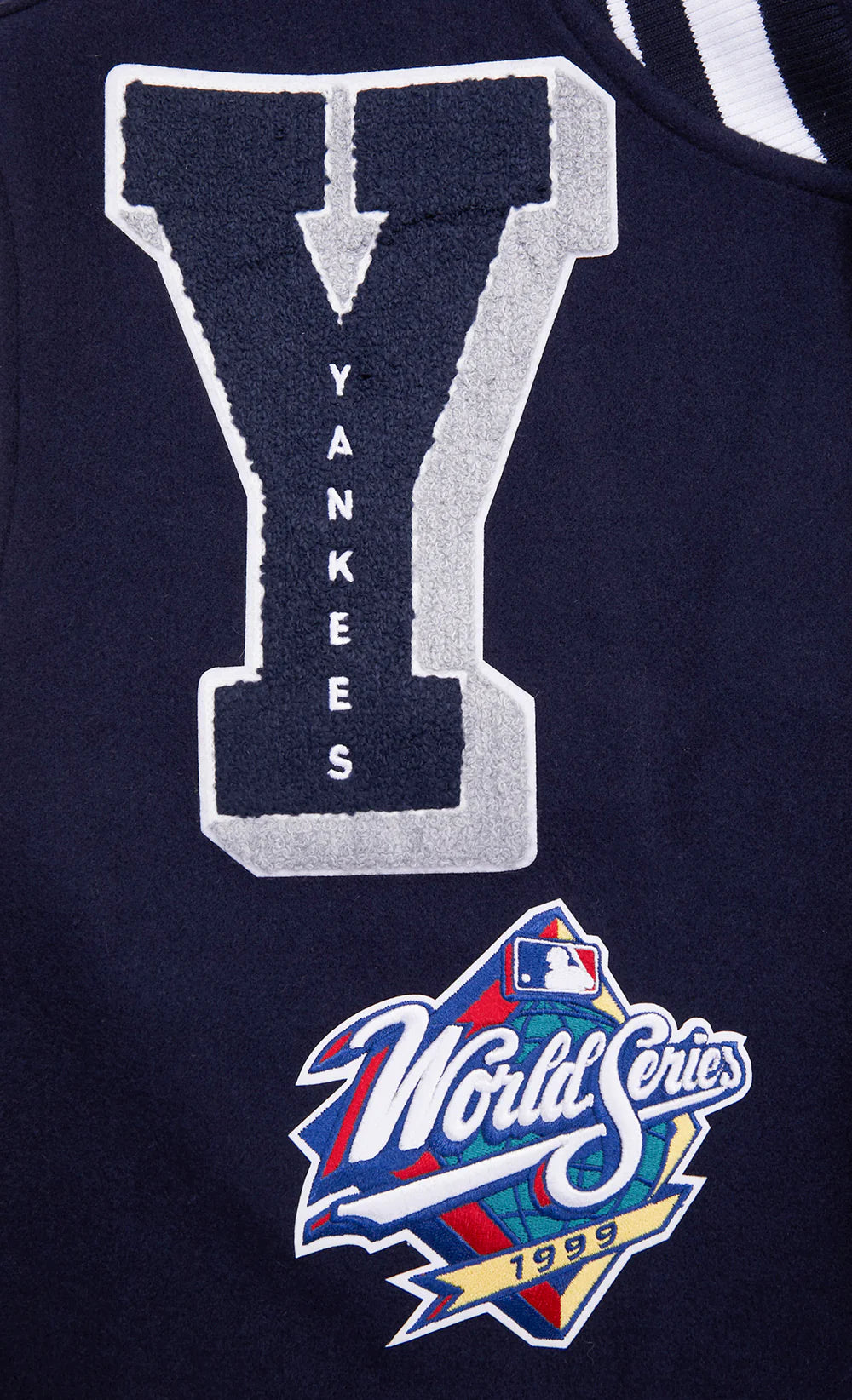MLB NEW YORK YANKEES MASHUP MEN'S RIB WOOL VARSITY JACKET