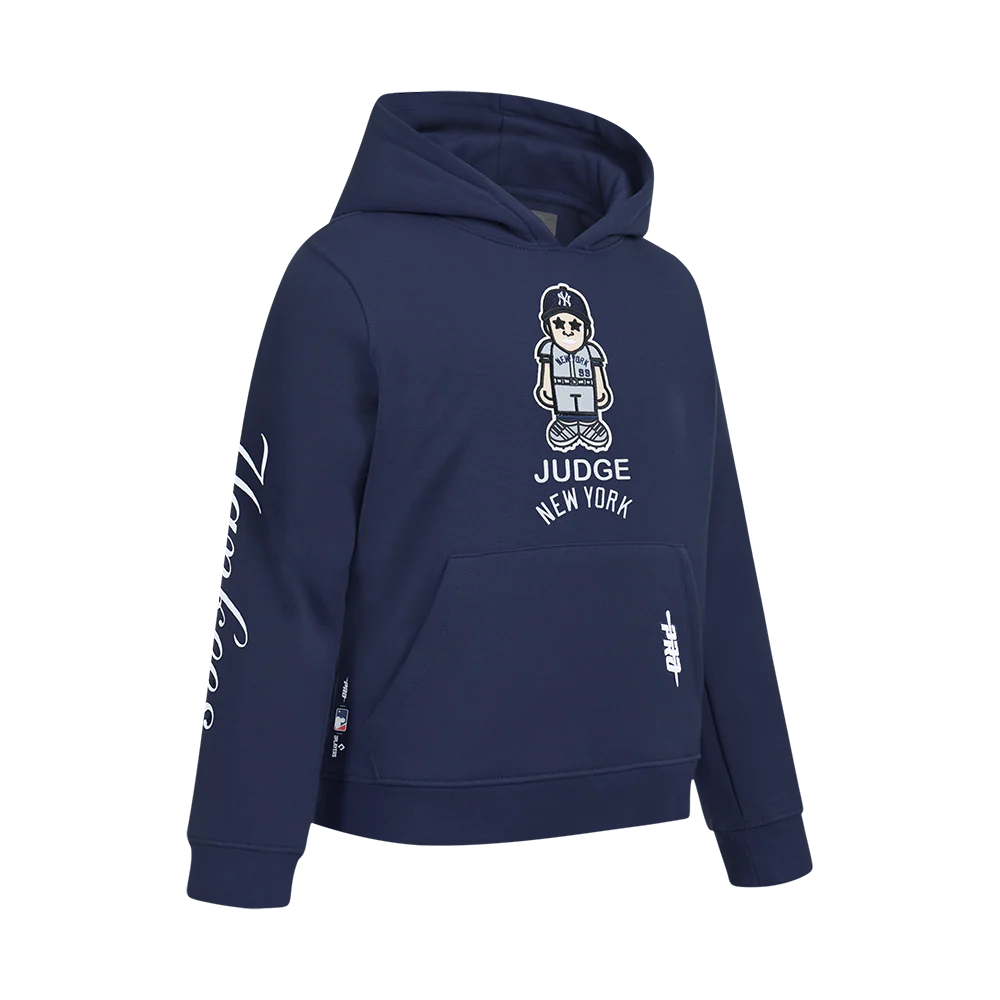 MLB NEW YORK YANKEES AARON JUDGE #99 AVATAR BIG BOYS FLEECE PULLOVER HOODIE