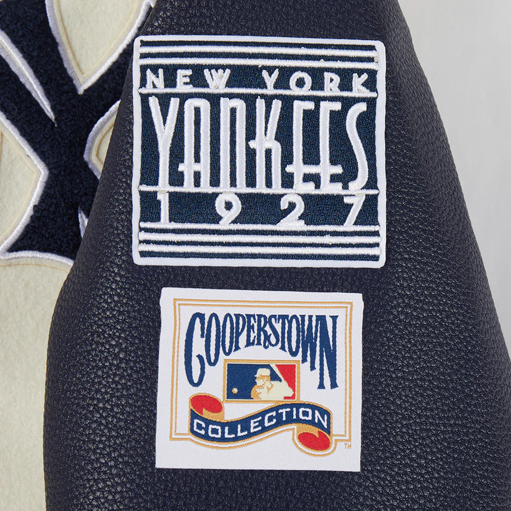 MLB NEW YORK YANKEES RETRO CLASSIC BIG BOYS RIB WOOL VARSITY JACKET