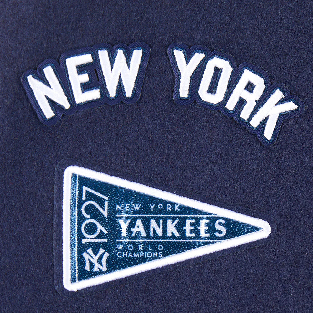 MLB NEW YORK YANKEES RETRO CLASSIC BIG BOYS RIB WOOL VARSITY JACKET