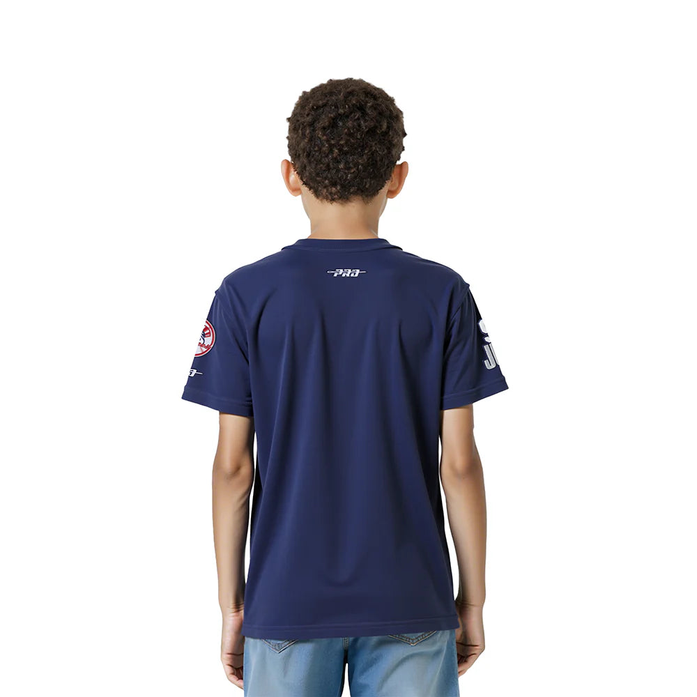 MLB NEW YORK YANKEES AARON JUDGE #99 REMIX AVATAR LITTLE BOYS SHORT SLEEVE TOP