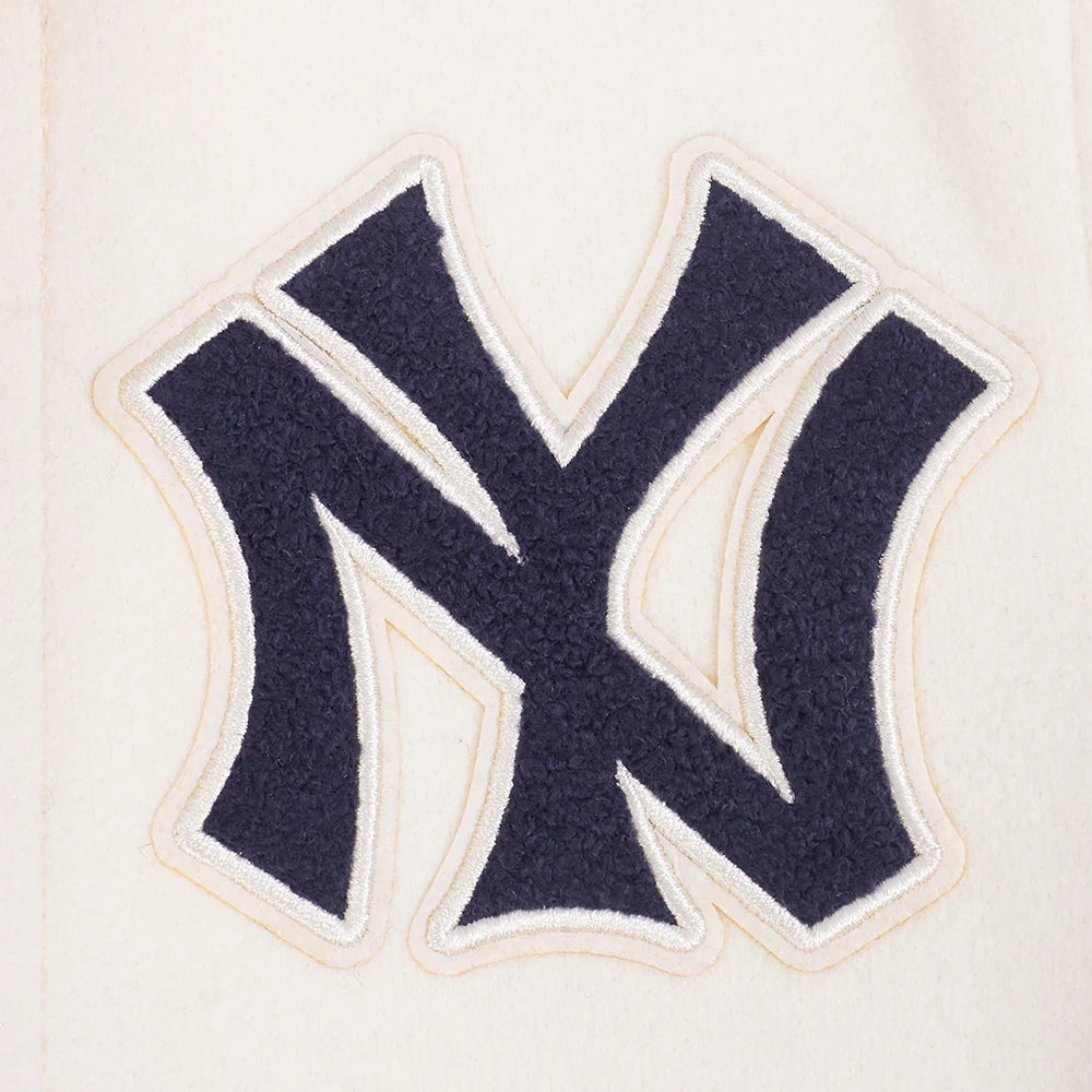 MLB NEW YORK YANKEES RETRO CLASSIC LITTLE BOYS RIB WOOL VARSITY JACKET