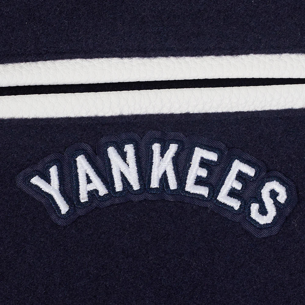 MLB NEW YORK YANKEES RETRO CLASSIC LITTLE BOYS RIB WOOL VARSITY JACKET