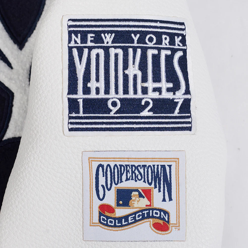 MLB NEW YORK YANKEES RETRO CLASSIC LITTLE BOYS RIB WOOL VARSITY JACKET