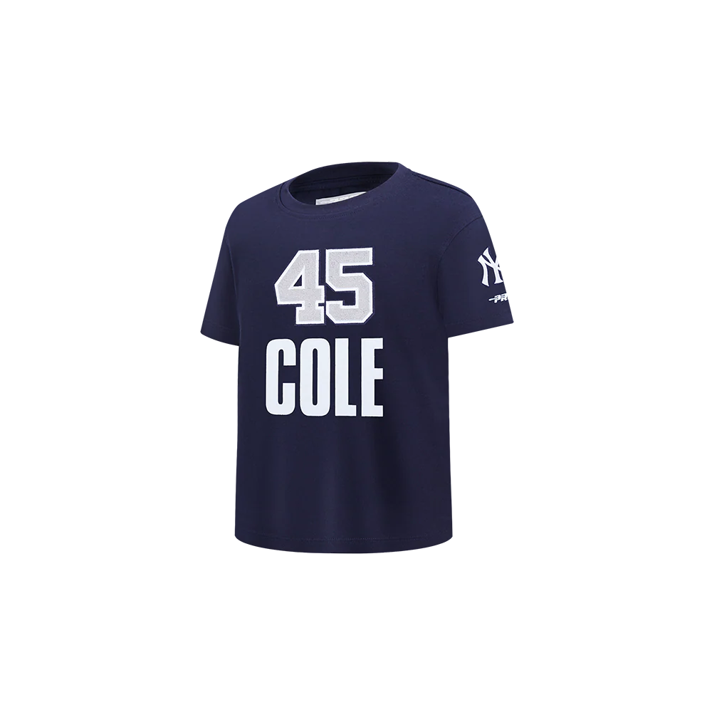 MLB NEW YORK YANKEES GERRIT COLE #45 CLASSIC PLAYER NAME AND NUMBER TODDLER BOY'S TEE